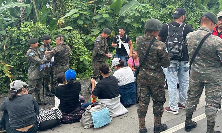 Disuelven En Guatemala Caravana Migrante Proveniente De Honduras La