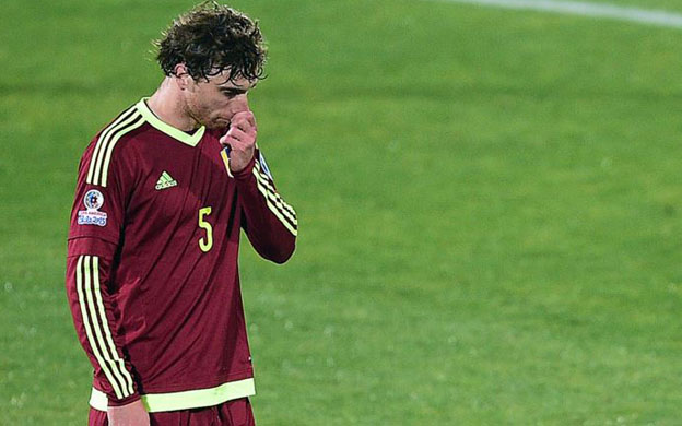 Amorebieta se ausentu00f3 en la u00faltima fecha por un dolor en su pierna derecha