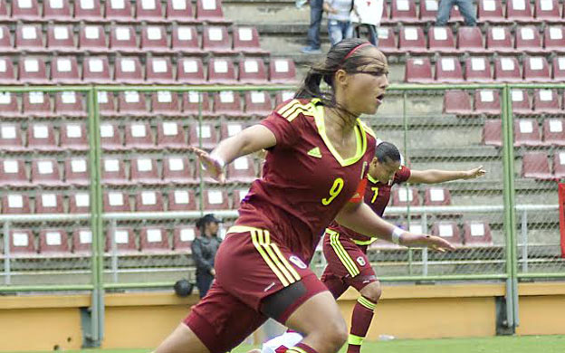 Leyenda. Deyna Castellanos acumula 20 goles con la camiseta vinotinto. (Foto: Cortesu00eda El Impulso)