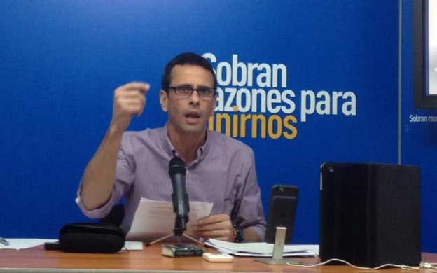 El gobernador de Miranda reitera que el revocatorio debe hacerse este au00f1o. (Foto: Cortesu00eda)