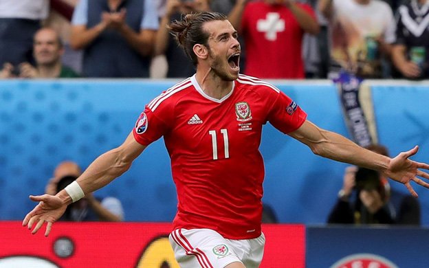 Gareth Bale puso su sello con gol de tiro libre en el histu00f3rico triunfo de Gales.u00a0