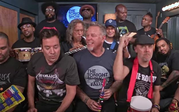Metallica se presentu00f3 en el show de Jimmy Fallon e interpretu00f3 Enter Sandman.