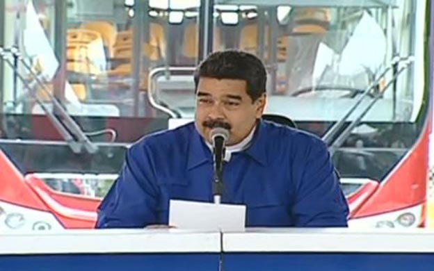 El presidente Maduro participu00f3 en un acto de la Misiu00f3n Transporte en el Poliedro de Caracas.