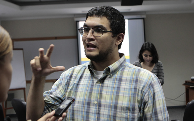 El periodista Luis Carlos Du00edaz asegura que el Gobierno le teme a las redes sociales. (Foto: Josu00e9 Nava)