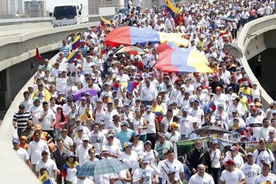 Marabinos marcharon en apoyo a los presos políticos