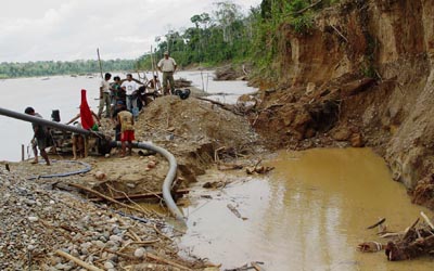 Sanciones millonarias acarrearía la explotación minera ilegal en Canaima