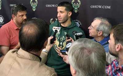 Los Bucks de Milwaukee presentan a Greivis
