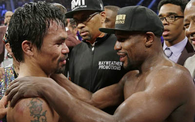 Floyd pierde el título que le ganó a Pacquiao