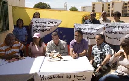 Habitantes de El Pinar defienden sus espacios