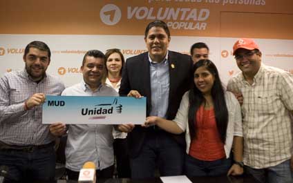 Coordinadores regionales de la MUD serán jefes de campaña