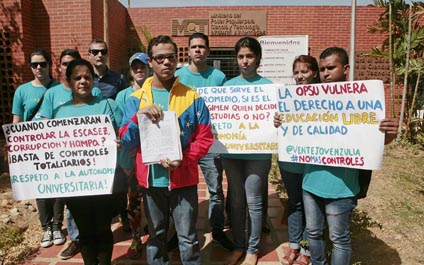 Estudiantes rechazan Sistema Nacional de Ingreso