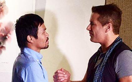 Pacquiao y Carrillo fusionan sus talentos