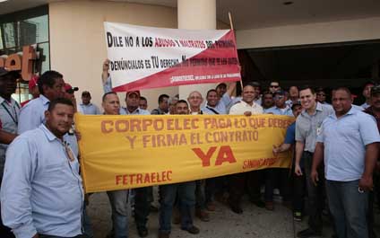 Trabajadores de Corpoelec acusan que se viola el contrato