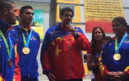 Maduro aprueba recursos para la Ruta Olímpica Río 2016