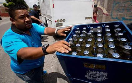 Se desploma el despacho de cerveza a los depósitos