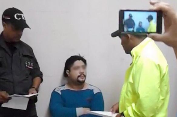 La primera cara de Adolfredo tras su captura en La Guajira
