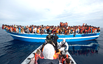 Van 4.700 inmigrantes rescatados en el Mediterráneo