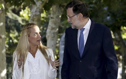 Rajoy traslada a Tintori su preocupación por Leopoldo