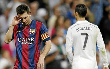 Messi desplaza a Cristiano Ronaldo