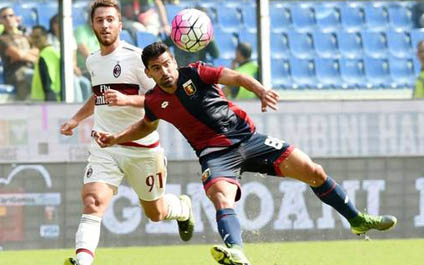 Génova vence al Milan con Tomás Rincón de titular