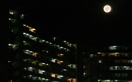 Una Luna de espectáculo