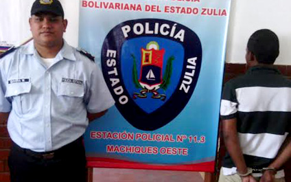 Quedó detenido tras golpear a su esposa en Machiques