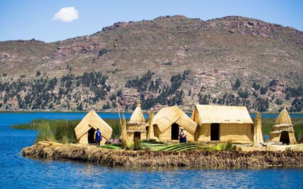 Las islas flotantes del Titicaca