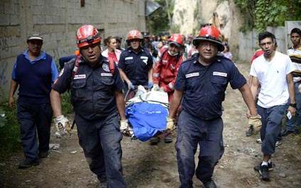 Alud en Guatemala suma 56 muertos y 350 desaparecidos