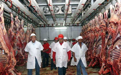 El consumo  de carne ha  bajado 10 kilos per cápita