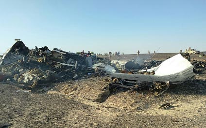 Tragedia aérea en Egipto enluta a Rusia