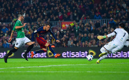 Barcelona golea en la Copa del Rey