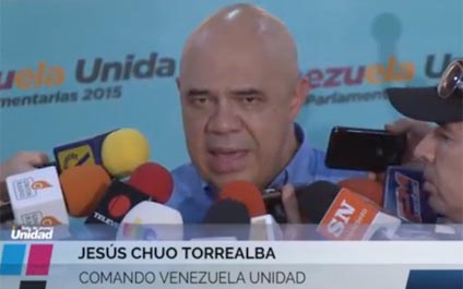 MUD denuncia violación de la ley electoral