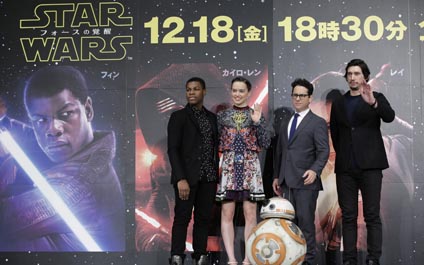 Hollywood, listo para el estreno de “Star Wars” VII