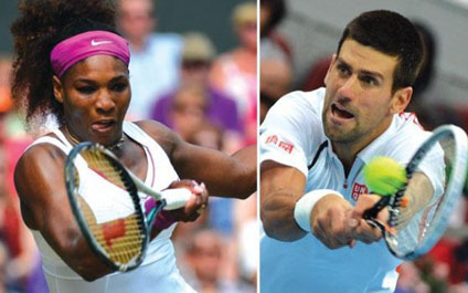 Serena Williams y Djokovic son campeones mundiales 2015