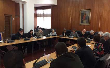 Rectores de universidades se reúnen con diputados