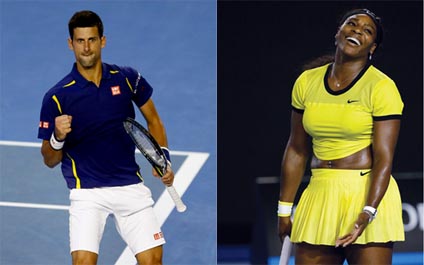 Djokovic y Williams pasan a la final del Abierto de Australia