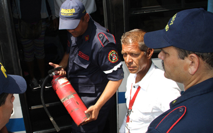 Bomberos alistan inspecciones en Terminal de Maracaibo
