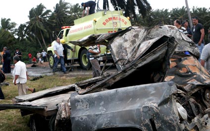 Un muerto y dos heridos en accidente en la Machiques-Colón