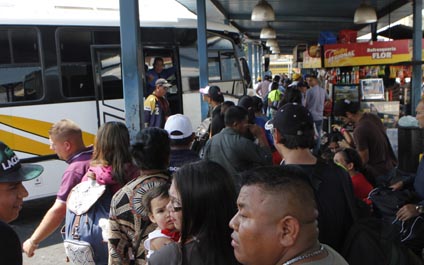 Más de 35 mil personas han salido del Terminal de Pasajeros