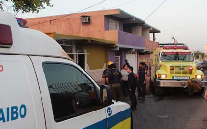 Se incendia la casa de Grecia Colmenares