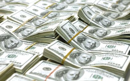 Reservas internacionales caen $ mil 326 millones