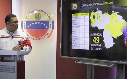 “Operación Ataque al Gorgojo protege el legado de Chávez”