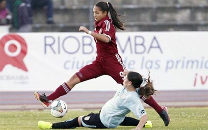 Las chamas Vinotinto arrancaron con goleada