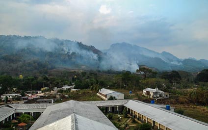 Incendio en la Sierra de Perijá afecta a los niños yucpas 