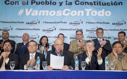 MUD activará todas las vías posibles para salir de Maduro