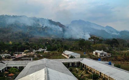 Hoy comienzan a sofocar el fuego en la Sierra de Perijá 