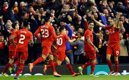 Manchester U pierde ante el Liverpool en la Liga Europa