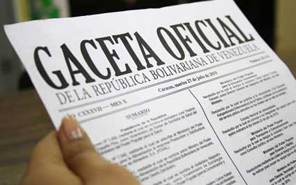 En Gaceta declaración de crisis humanitaria y alimentaria
