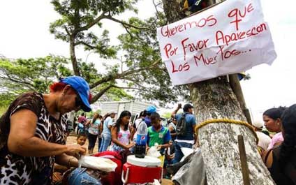 La búsqueda de los mineros termina en una fosa común