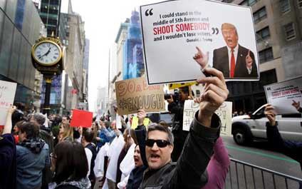 Trump prevé disturbios si no es elegido candidato republicano